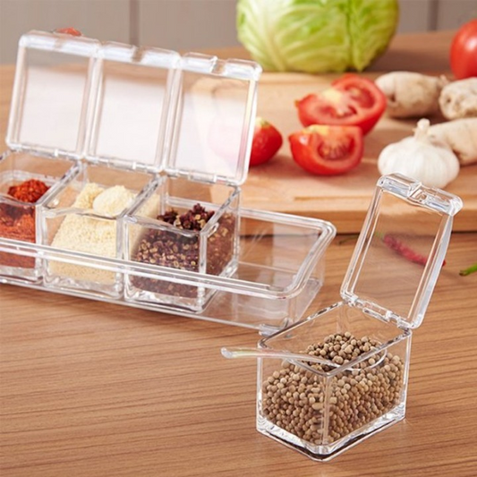 See-through Seasoning Storage Set
